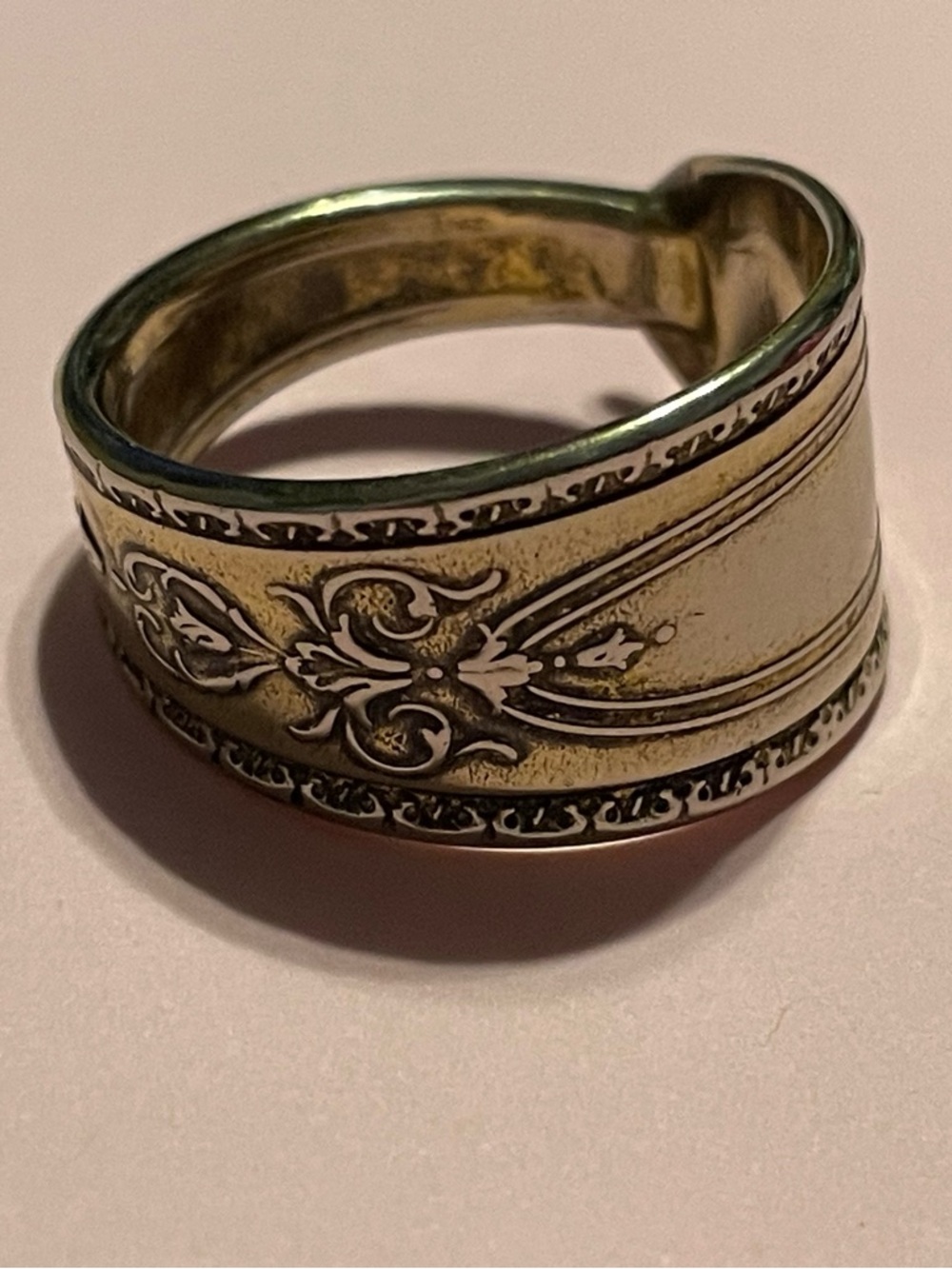 Vintage Ornate Spoon Ring #9147 👑 - Picture 7 of 12